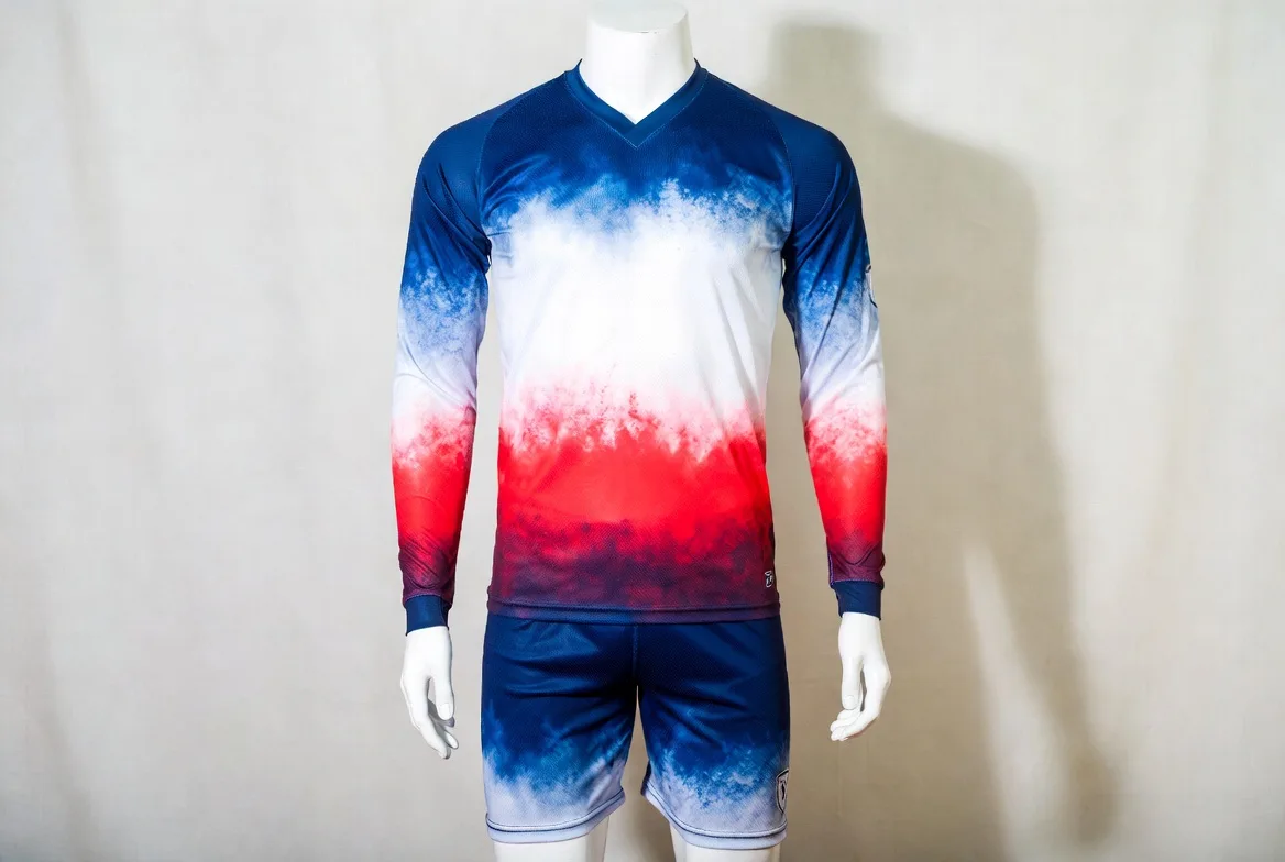 Modern geometric pattern sublimated jersey